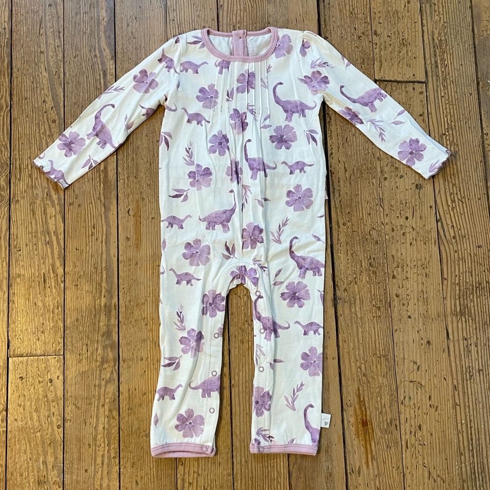 Burt’s Bees Baby Mama & Dino Floral Organic Baby Jumpsuit